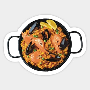 Spanish Paella Sticker